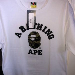 Bape CAMO College Tee (Large)